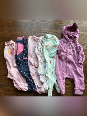 Baby girl sleepers